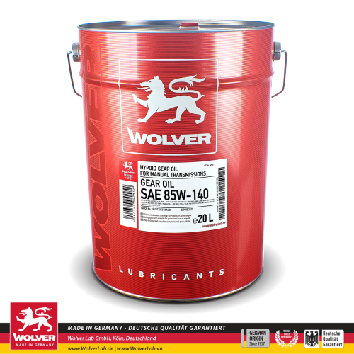 Wolver Gear Oil 85W-140 GL-5 20L
