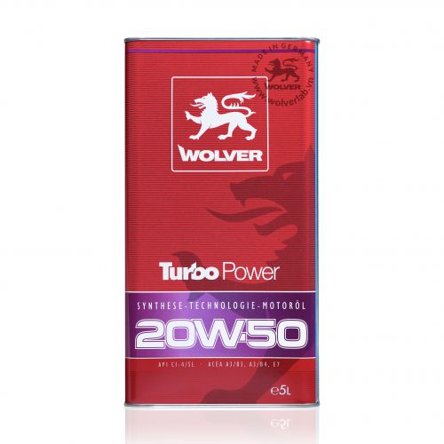 Wolver Turbo Power 20W-50 Ci-4 5L