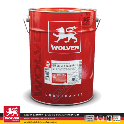 Wolver Gear Oil 80W-90 GL-5 20L