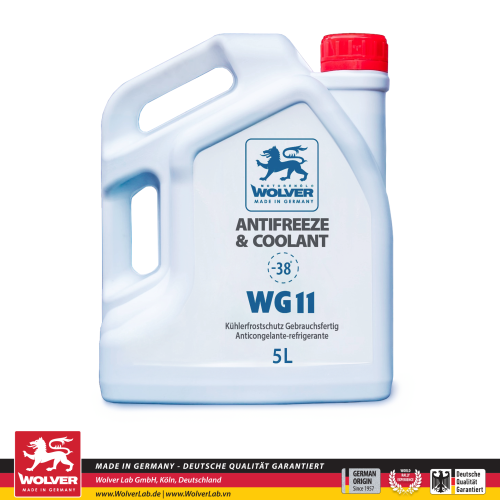 Nước giải nhiệt Wovler Ready to use WG11 (xanh dương) Can nhựa 5L 
