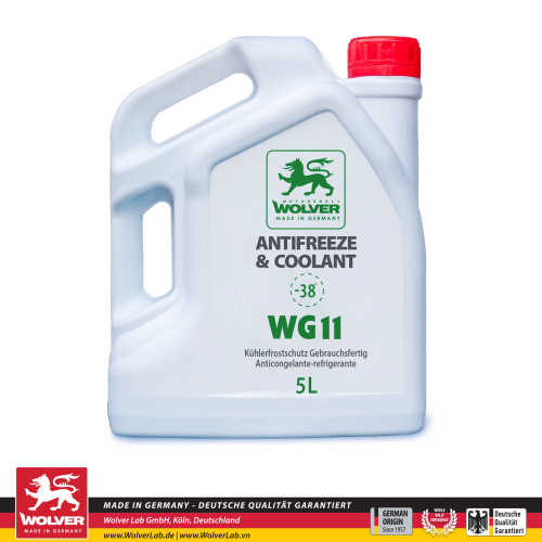 Nước giải nhiệt Wovler Ready to use WG11 (xanh lá) Can nhựa 5L 